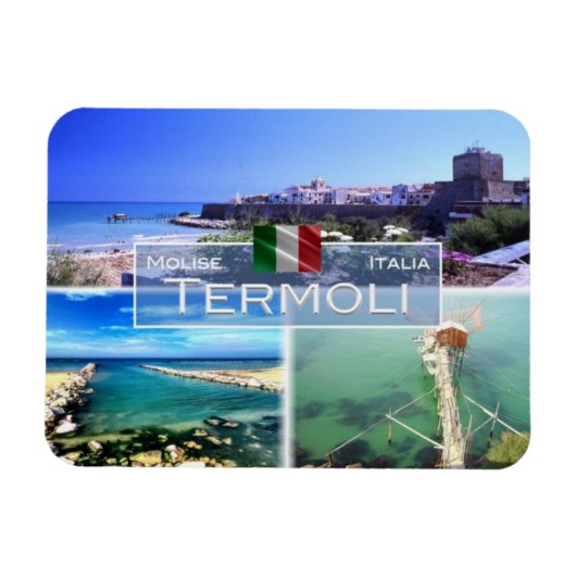 IT Italië - Termoli - Foce del torrente Sinarca - Magneet (Horizontaal)