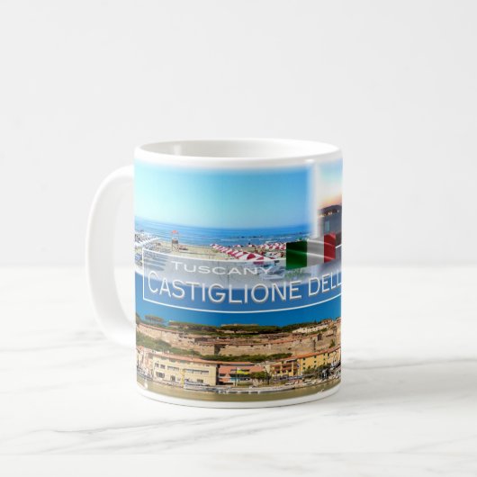 IT Italië - Toscane - Castiglione della Pescaia - Koffiemok (Voorkant links)