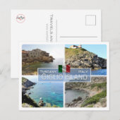 IT Italië - Toscane - eiland Giglio - Briefkaart (Voorkant / Achterkant)