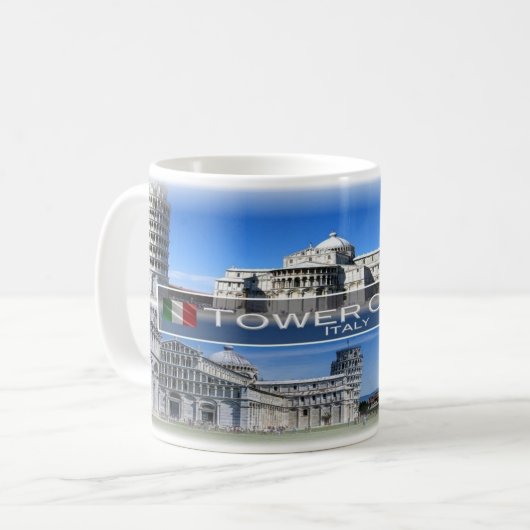 IT Italië - Toscane - Toren van Pisa - Koffiemok (Voorkant links)