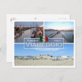IT Italië - Toscane - Viareggio - Briefkaart (Voorkant / Achterkant)