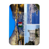 IT Italië - Triëst - Miramare Castle - Magneet (Verticaal)