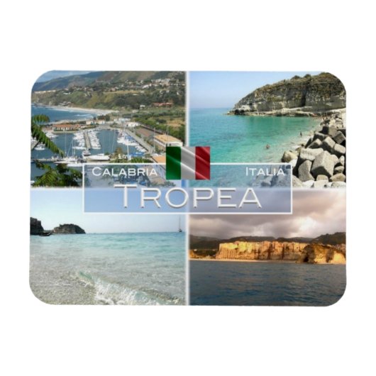 IT Italië - Tropea - Spiaggia del Cannone - Magneet (Horizontaal)