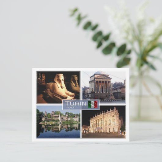 IT Italië - Turijn Torino - Briefkaart (Staand voorkant)