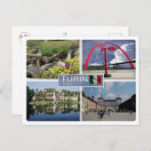 IT Italië - Turijn Torino - Piemonte - Briefkaart (Voorkant / Achterkant)