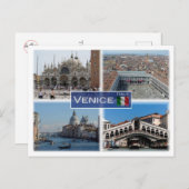 IT Italië - Venetië - Briefkaart (Voorkant / Achterkant)