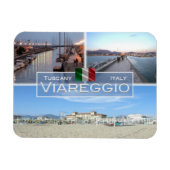 IT Italië - Viareggio - Pier en Marina Tourist - Magneet (Horizontaal)