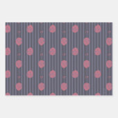 IT - Je zweeft naar ballon gestreept patroon Inpakpapier Vel (Voorkant 2)