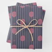 IT - Je zweeft naar ballon gestreept patroon Inpakpapier Vel (In situ)