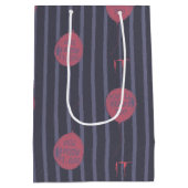 IT - Je zweeft naar ballon gestreept patroon Medium Cadeauzakje (Achterkant)