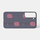 IT - Je zweeft naar ballon gestreept patroon Samsung Galaxy Hoesje (Achterkant horizontaal)