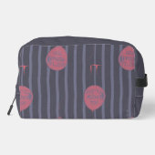 IT - Je zweeft naar ballon gestreept patroon Toilettasje (Achterkant)
