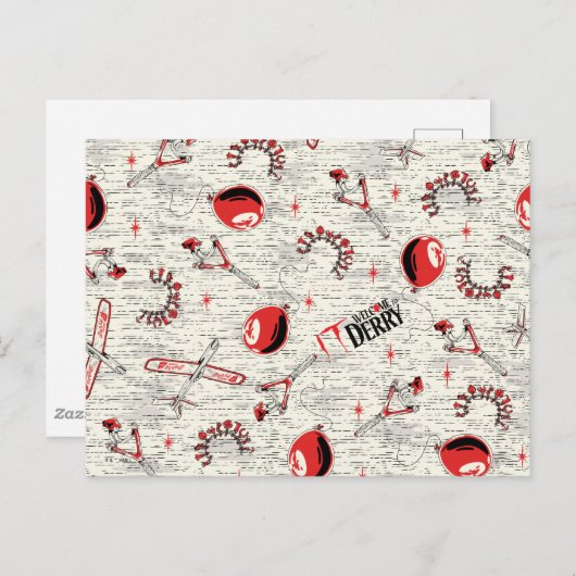 IT Kinder speelgoedpatroon Briefkaart (Voorkant / Achterkant)