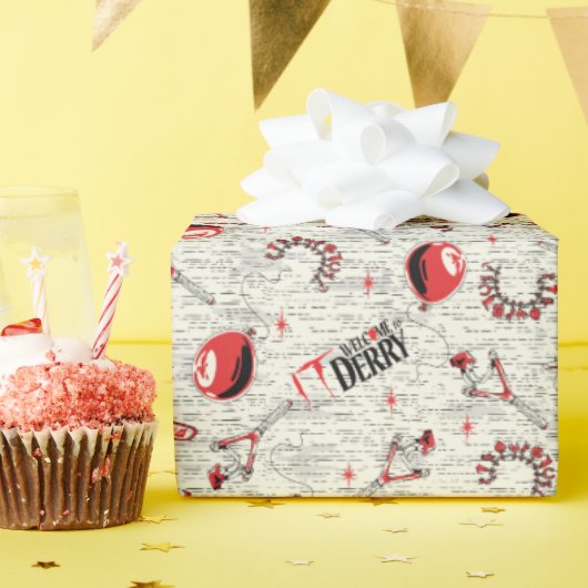 IT Kinder speelgoedpatroon Cadeaupapier (Verjaardagsfeest)