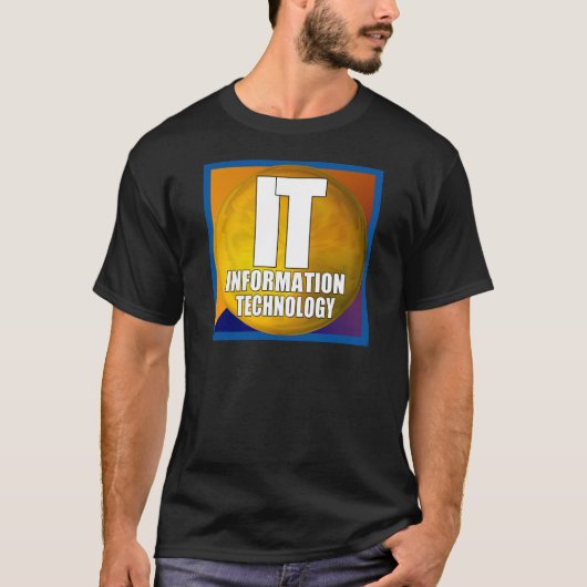 IT-LOGO - INFORMATIETECHNOLOGIE T-SHIRT (Voorkant)