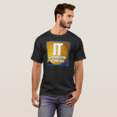 IT-LOGO - INFORMATIETECHNOLOGIE T-SHIRT (Voorkant volledig)