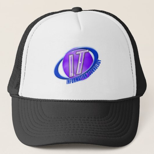 IT-LOGO ORB/SWOOSH-INFORMATIETECHNOLOGIE TRUCKER PET (Voorkant)