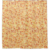 It loks like a halved cabbage, yellow and coral douchegordijn (Voorkant)