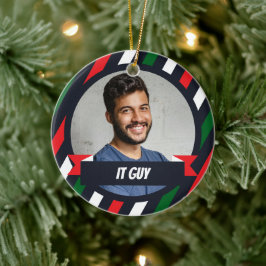 IT-man - Kantoor kerstboomornament Keramisch Ornament