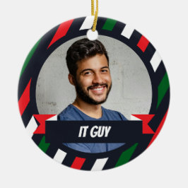 IT-man - Kantoor kerstboomornament Keramisch Ornament