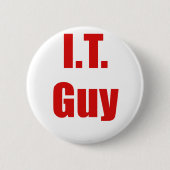 IT-man Ronde Button 5,7 Cm (Voorkant)