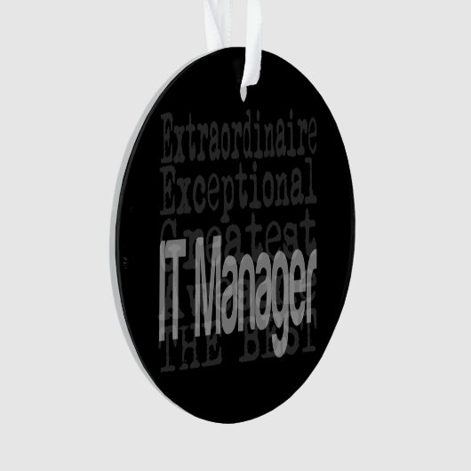 IT Manager Extraordinaire Ornament (voorkant)