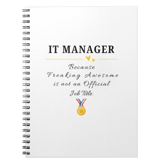 IT-manager Notitieboek (Voorkant)