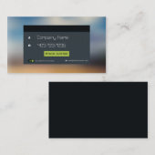 IT Manager Programmer Login Computer Codeur Visitekaartje (Voorkant / Achterkant)