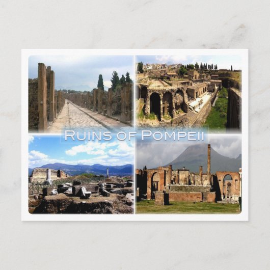 IT Napels - Pompeii - Ruins of Pompei - Hafen - Briefkaart (Voorkant)