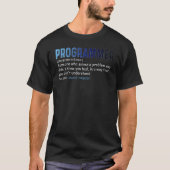 IT Nerd Geek Programmer Definition Computer Scienc T-shirt (Voorkant)