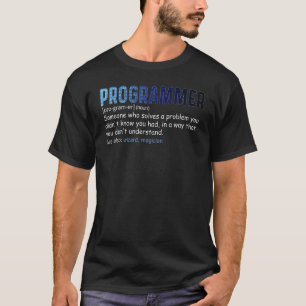 IT Nerd Geek Programmeur Definitie Computerwetensc T-shirt