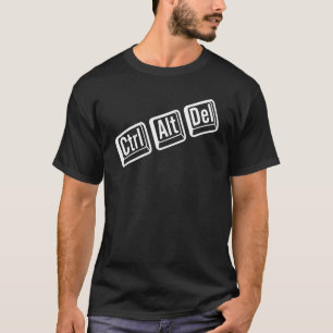 IT Nerd is Control Alt Delete IT Geek T-shirt