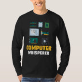 IT-ondersteuning  Computerprogrammeur  Computerflu T-shirt (Voorkant)