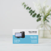 IT-ondersteuningsnetwerkbeheerders voor computerre Visitekaartje (Staand voorkant)