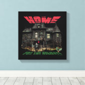 IT | Pennywise - Home voor de Feestdagen Canvas Afdruk (Insitu (Houten vloer))