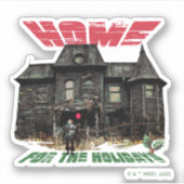 IT | Pennywise - Home voor de Feestdagen Sticker (Voorkant)