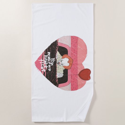 IT | Pennywise - Je maakt mijn hartvloer Strandlaken (Voorkant)