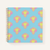 IT | Pennywise Pastel Head Pattern Notitieboek (Voorkant)