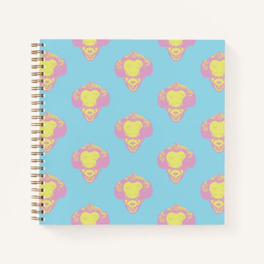 IT | Pennywise Pastel Head Pattern Notitieboek (Voorkant)