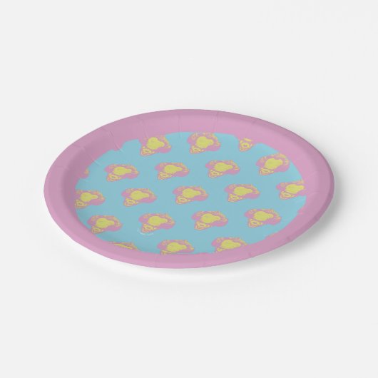 IT | Pennywise Pastel Head Pattern Papieren Bordje (Gekanteld)