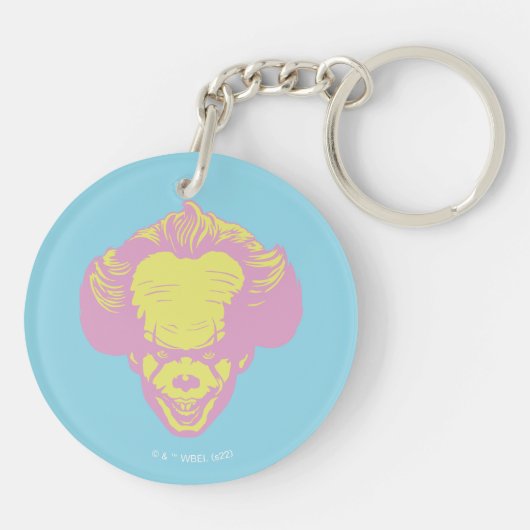 IT | Pennywise Pastel Head Pattern Sleutelhanger (Achterkant)