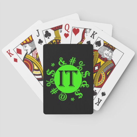 IT Poker kaarten (Achterkant)