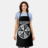 IT Professional Geek Wiel van antwoorden Informati Schort (Gedragen)