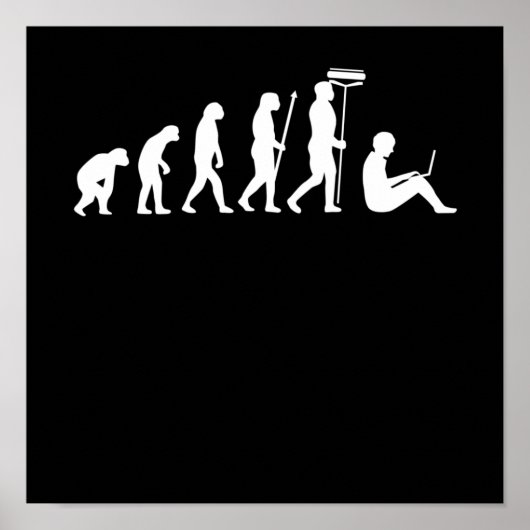 IT-programmeur voor de evolutie van de technische Poster (Voorkant)