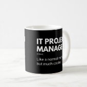 IT Projectmanager Grappige Spreuk Koffiemok (Voorkant rechts)