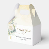 It’s A Boy Baby Shower –Gold Balloon & Greenery Bedankdoosjes (Voorkant Zijde)