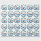 It’s a Boy Baby Shower Sticker Cadeaupapier (Vlak)