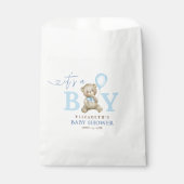 It’s a Boy,  Bear Baby Shower boy Bedankzakje (Voorkant)
