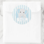 It´s a boy! ronde sticker (Tas)