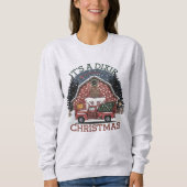 It’s a Dixie Christmas – Cozy Southern Barn design Trui (Voorkant)